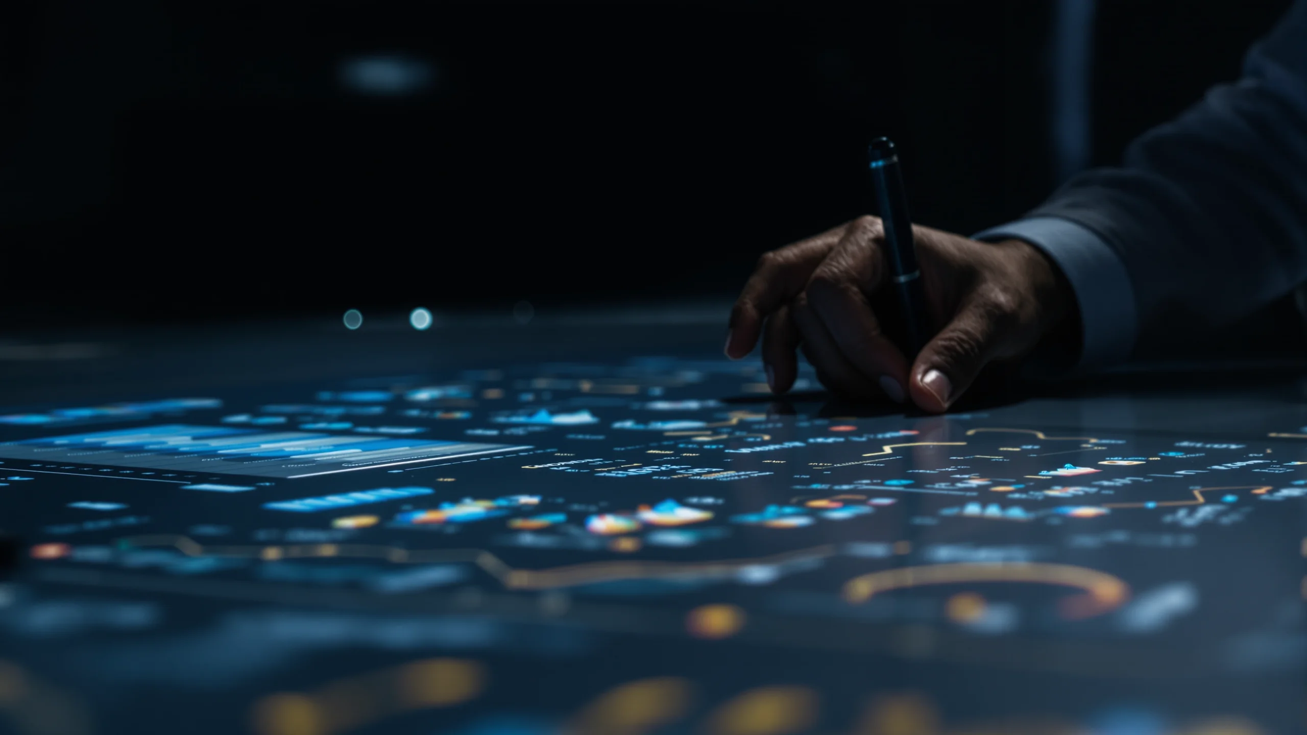 Abstract visualization of data utilization gap