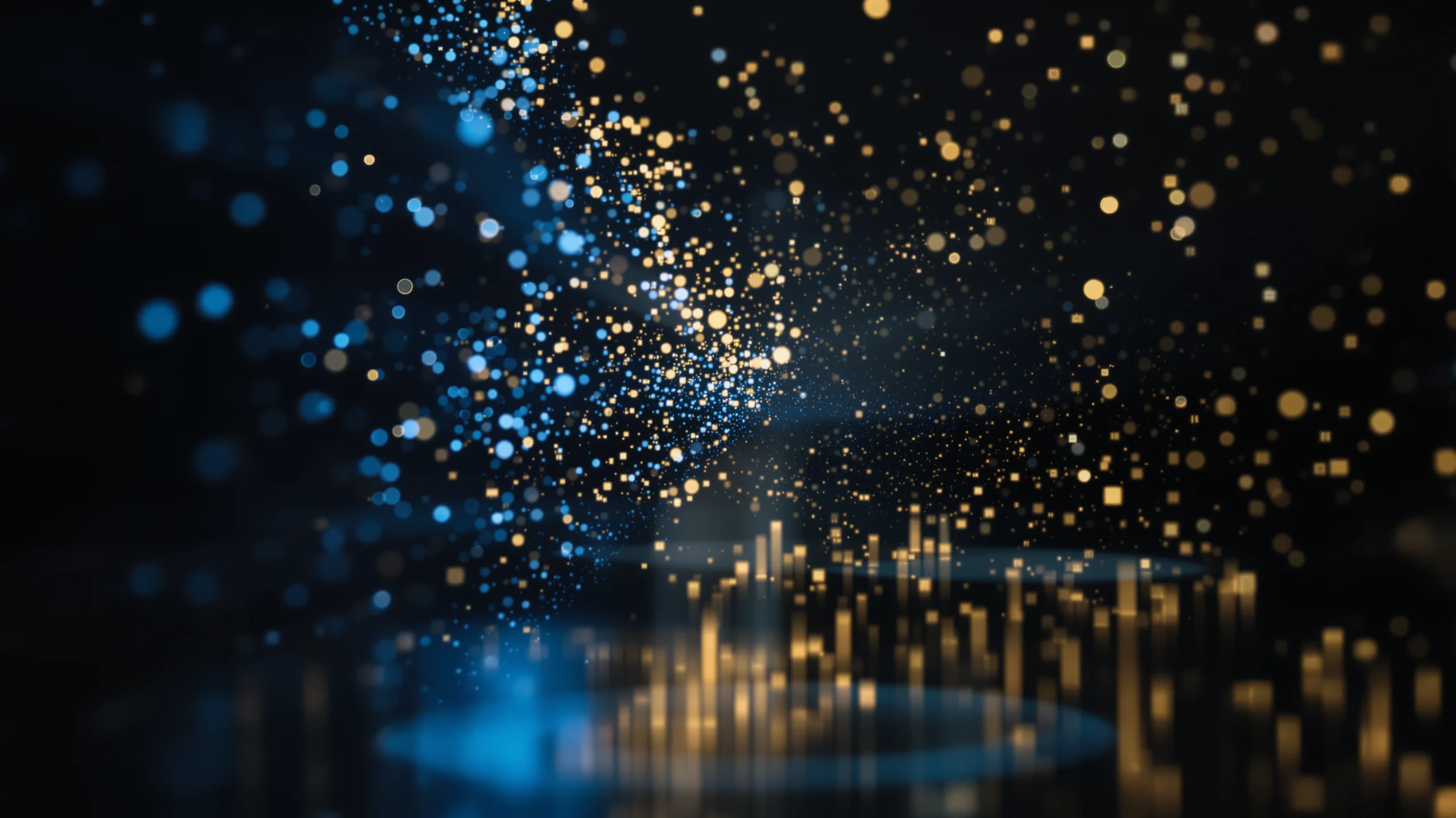 Abstract visualization of precision versus scattered approach