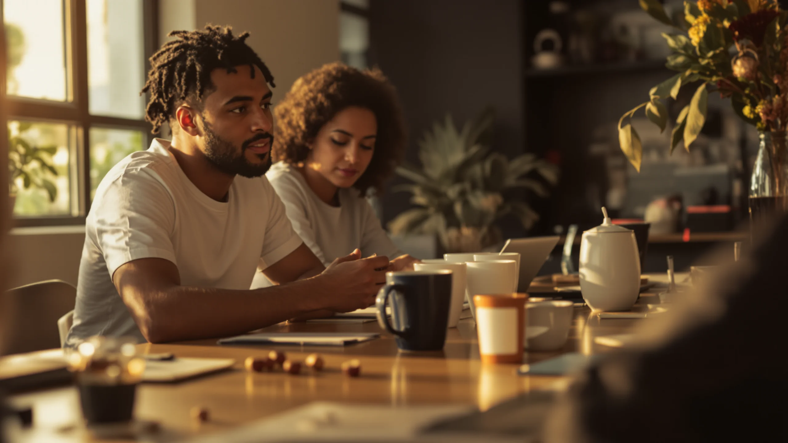 Abstract representation of team dynamics and leadership