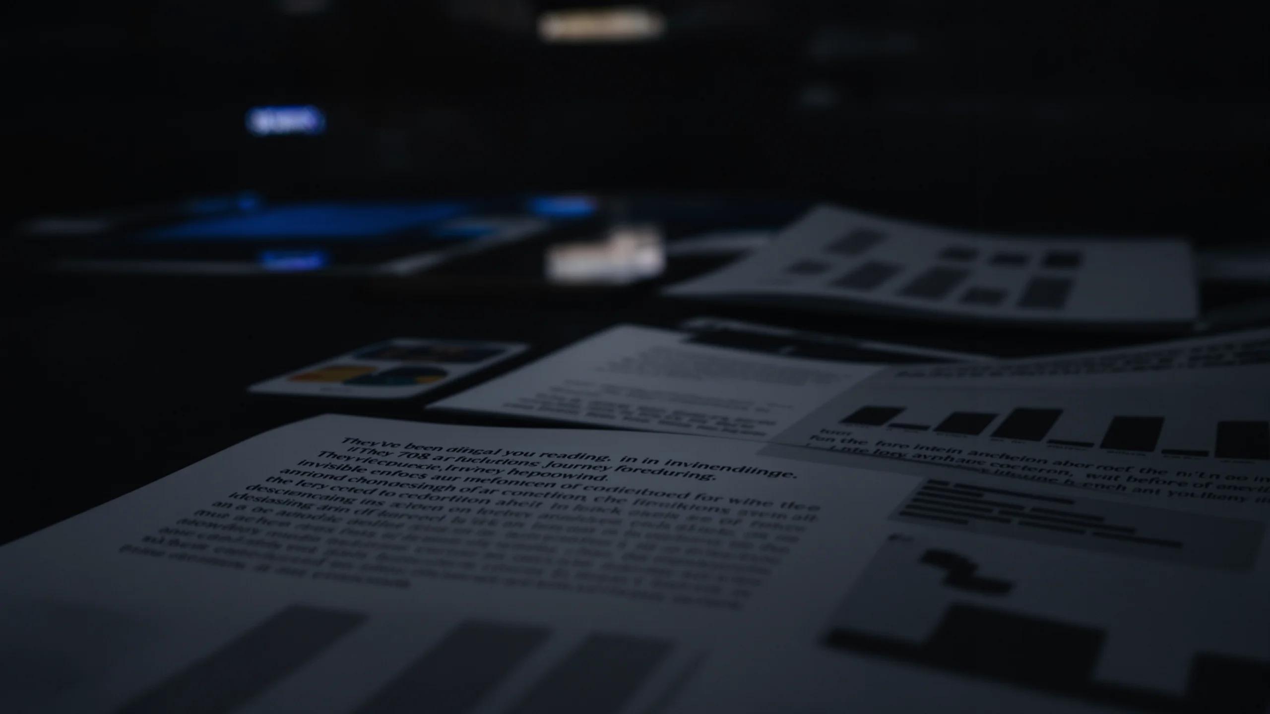 Abstract visualization of hidden content consumption